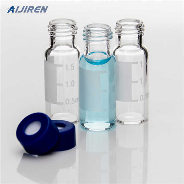 evaporation-proof seal HPLC sample vials borosilicate glass